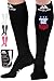 Mojo Compression Socks for Women and Men 2030mmHg Knee High Extra Wide Calf Medical Compression Stockings for Bariatric Varicose Veins Circulation Black 4XLarge M809 - Image 1