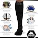 Mojo Compression Socks for Women and Men 2030mmHg Knee High Extra Wide Calf Medical Compression Stockings for Bariatric Varicose Veins Circulation Black 4XLarge M809 - Image 4