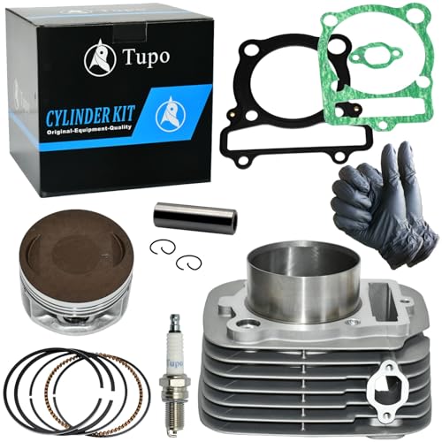 Tupo YFM350-83 Cylinder Kit Compatible with YAMAHA YFM350 Big Bear 350 Bruin 350 Grizzly 350 Moto-4 350 Raptor 350 Wolverine 350 Warrior 350 1987-2014, Top End Rebuild Kit - Image 1