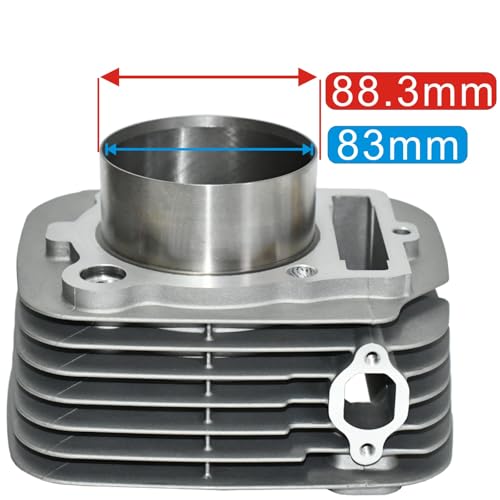 Tupo YFM350-83 Cylinder Kit Compatible with YAMAHA YFM350 Big Bear 350 Bruin 350 Grizzly 350 Moto-4 350 Raptor 350 Wolverine 350 Warrior 350 1987-2014, Top End Rebuild Kit - Image 2