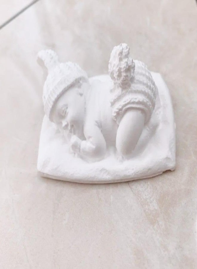 Kopida Resin Sleeping Baby Mold, Silicone Baby Shower Birthday Cake Fondant Mold for Cake Topper Decorating - Image 4