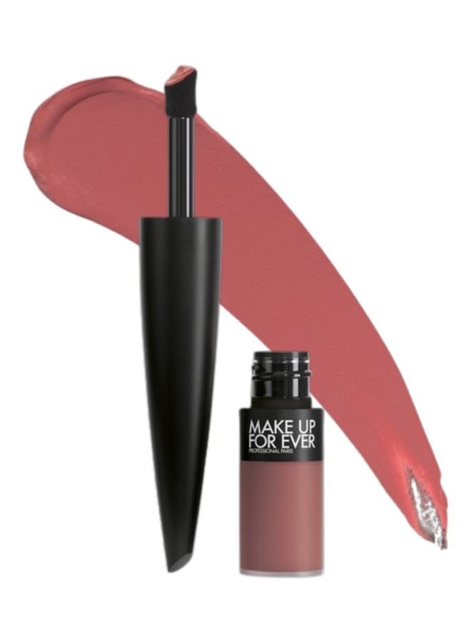 MAKE UP FOR EVER Rouge Artist For Ever Matte 24HR Longwear Liquid Lipstick 4.5ml – Shade 240 Rose Now and Always (Intense Coral Rose) – Transfer-Proof, High-Pigment, Comfortable Matte Lip Color - Image 1