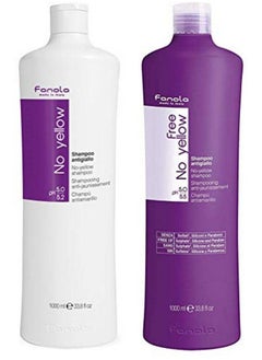 No Yellow Shampoo And No Yellow Vegan Shampoo Package (1000 Ml)
