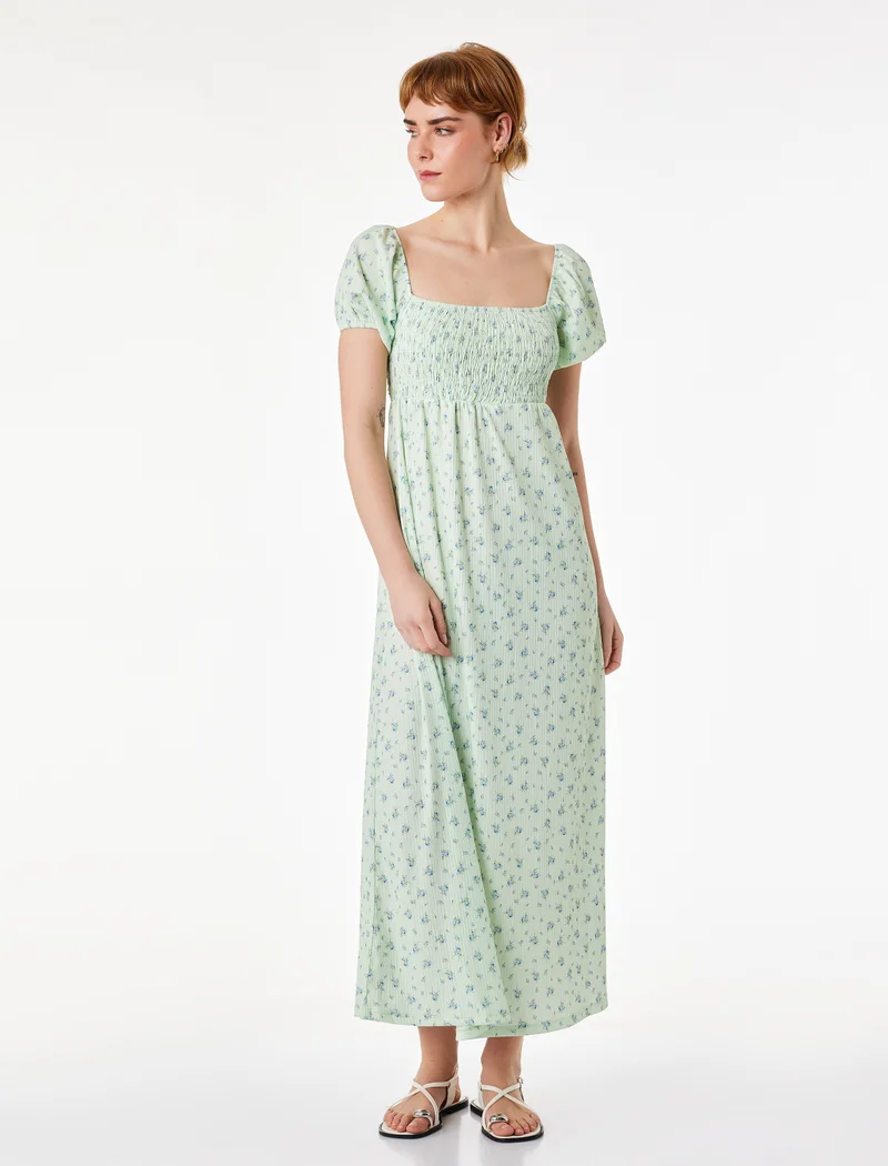كوتون Floral Dress