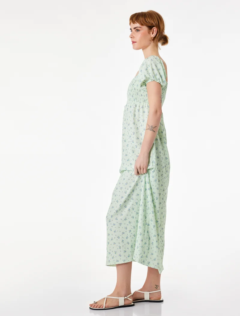 كوتون Floral Dress