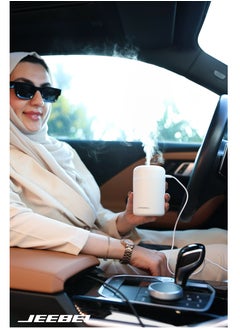 جيبيل فواحة ومرطب هواء للسيارة مع ضوء ليد بحجم صغير وشكل انيق ومناسب للسيارة  - Image 2
