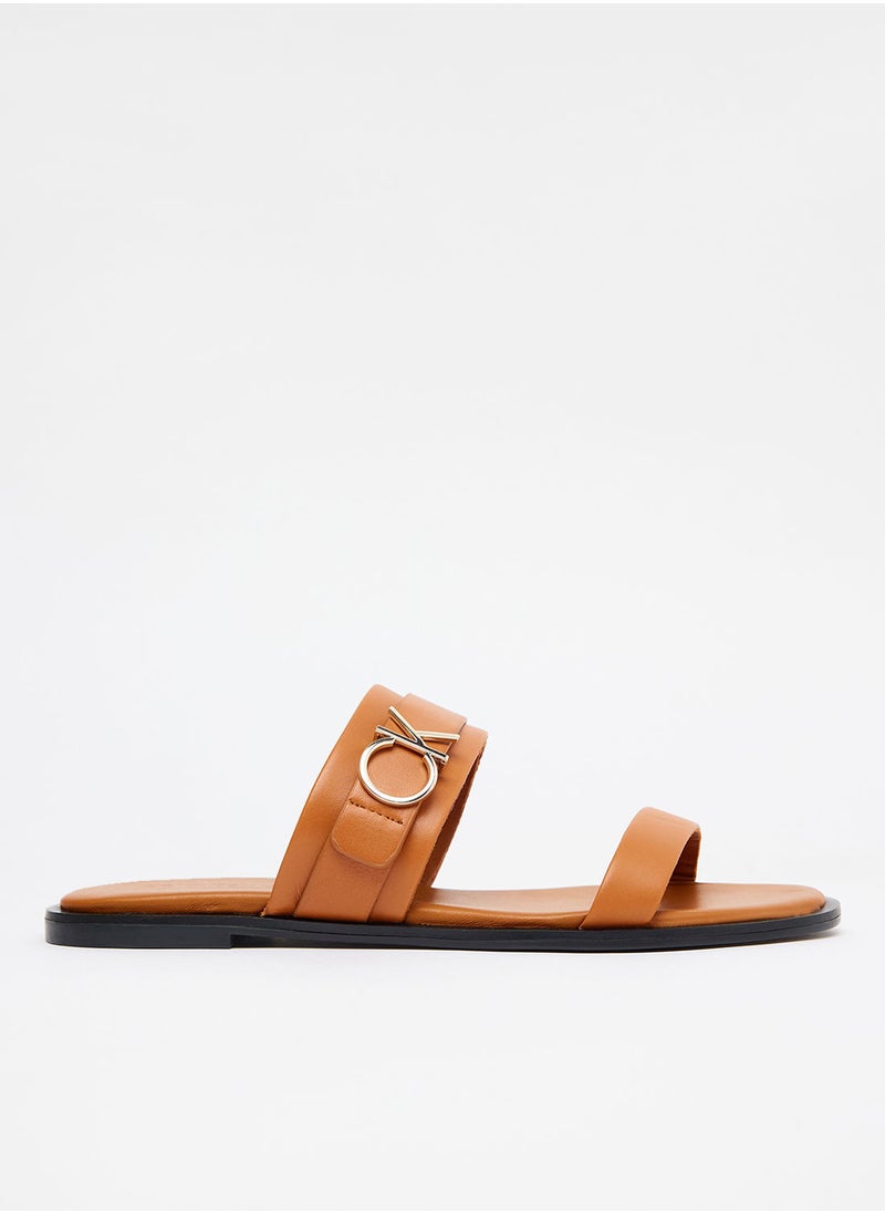 CALVIN KLEIN - Strappy Flat Sandals - Image 1