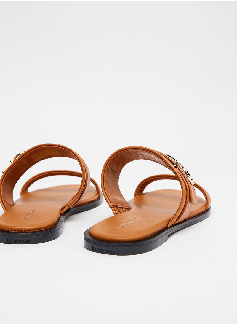 CALVIN KLEIN - Strappy Flat Sandals - Image 1