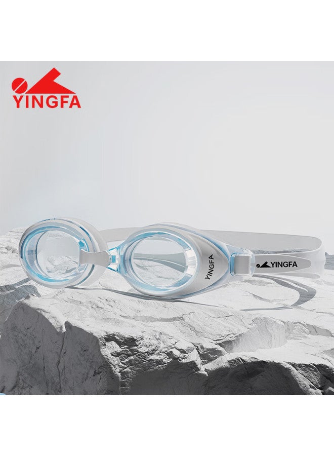 Yingfa Swimming Goggles, High-definition Anti-fog Waterproof Wide-view Swimming Gl For Men And Women, Non-prescription Swimming Goggles, Ice Crystal Blue - Image 1