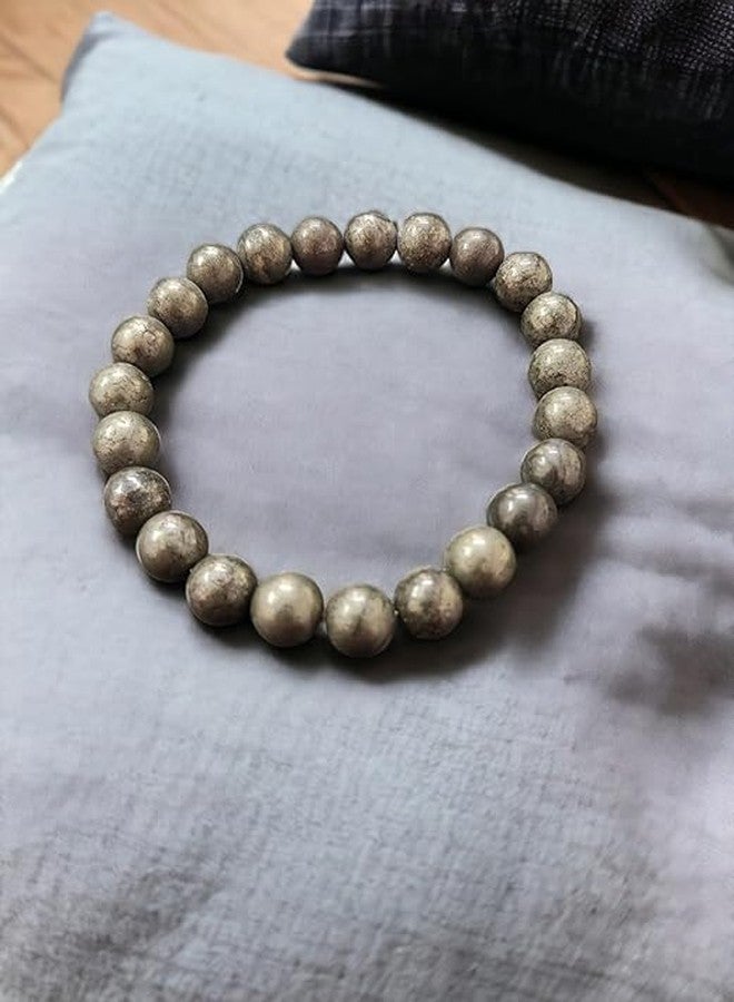 CALMING CRYSTALS Original Pyrite Bracelet Certified AAA+ Quality Golden Pyrite Bracelet Lab tested Original Money Magnet Bracelet 21 days effect Money,Growth,Abundance,Health Pyrite Pirate Bracelet - Image 3