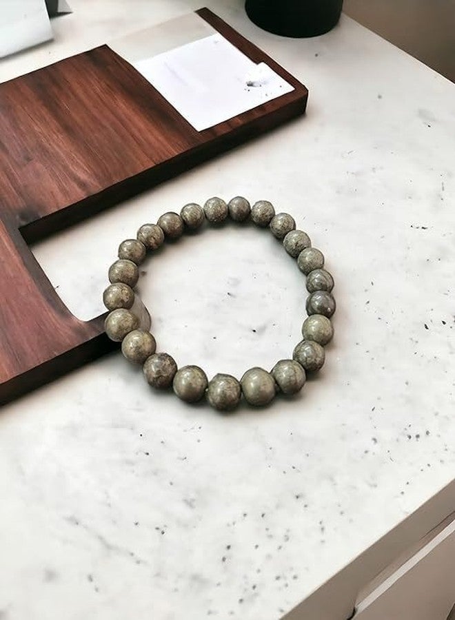 CALMING CRYSTALS Original Pyrite Bracelet Certified AAA+ Quality Golden Pyrite Bracelet Lab tested Original Money Magnet Bracelet 21 days effect Money,Growth,Abundance,Health Pyrite Pirate Bracelet - Image 4