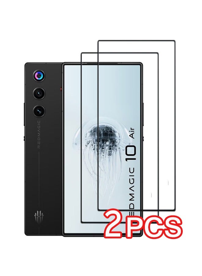 2 Pack Screen Protector for Redmagic 10 Air, 9H Hardness Anti-Scratch Tempered Glass flim, Case Friendly  - Image 1