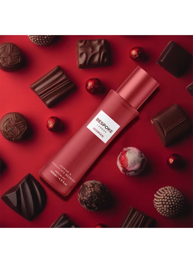 Bespoke Woman Jasmine & Chocolate Berries Perfume Mist 140Ml - Image 2