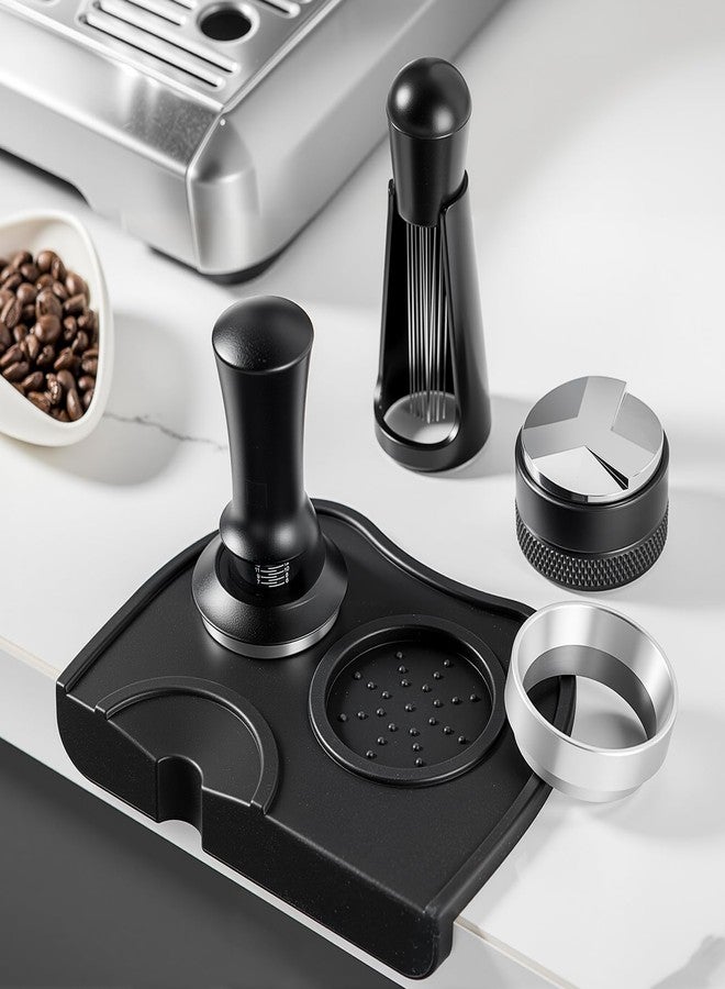 Shoxil Espresso Accessories Kit – 51mm Espresso Tamper, WDT Tool, Coffee Distributor, Dosing Funnel & Tamping Mat, Premium Espresso Tools for Espresso Machines - Image 2