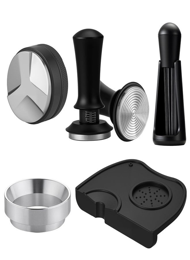 Shoxil Espresso Accessories Kit – 51mm Espresso Tamper, WDT Tool, Coffee Distributor, Dosing Funnel & Tamping Mat, Premium Espresso Tools for Espresso Machines - Image 1