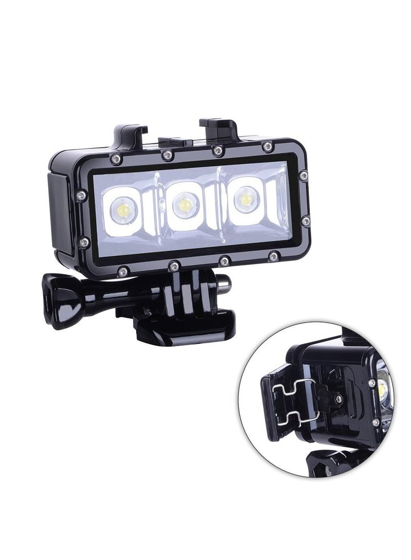 High Power Dimmable Waterproof LED Video Light Fill Night Light Diving Underwater Light for Gopro Hero 11/Hero 10/Hero 9/Hero8/Hero7/Hero6/Hero5/5S/4/4S/3+/3/2 DJI Akaso Cam  - Image 4