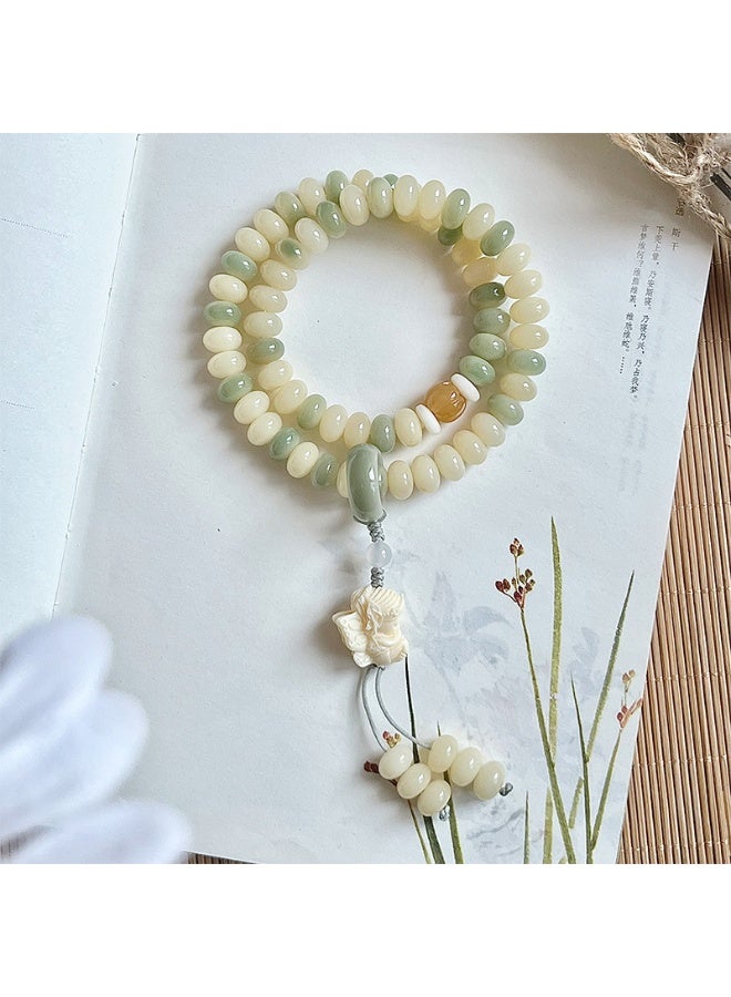 NIBEMINENT 108 Breeze And Bamboo Shadows Prayer Beads/Tasbih/6mm