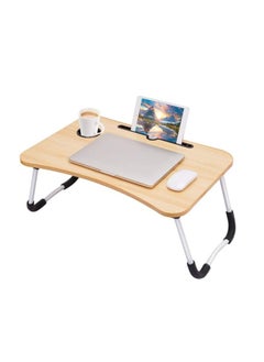 MODERN HOME Laptop Bed Tray Table, Portable for Reading Book (Wood)  - Image 1