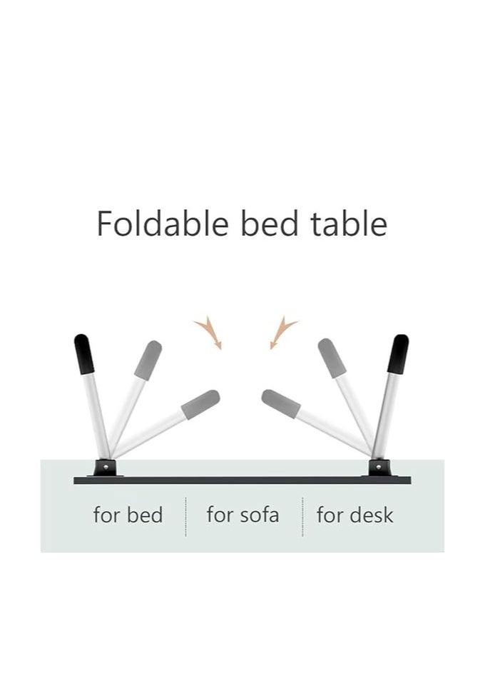 MODERN HOME - Laptop Bed Tray Table, Portable for Reading Book (Wood) - Image 1