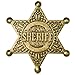 iMagitek Western Sheriff Badge Old West Prop Star Officer Vest Badge - Image 3