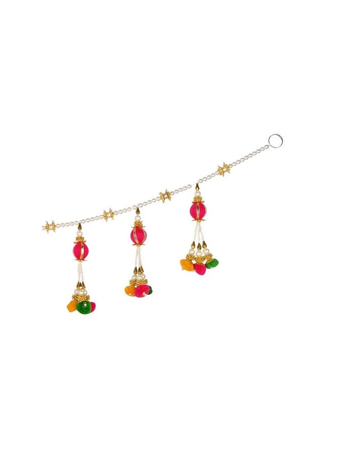 I Jewels - Traditional Toran Artificial Flower Garlands Handmade Door Hanging Home Wall Decoration For Diwali - Image 1