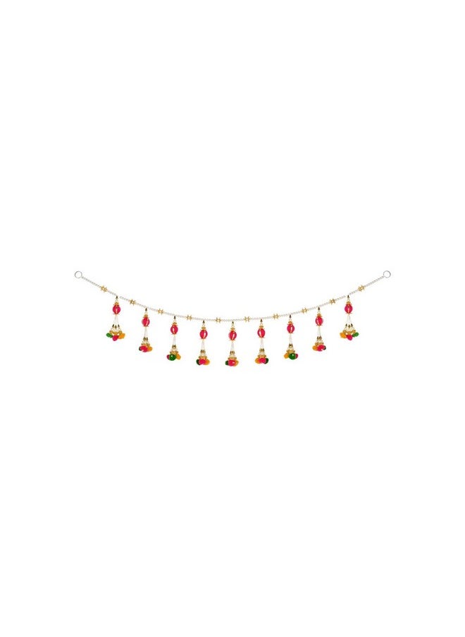 I Jewels - Traditional Toran Artificial Flower Garlands Handmade Door Hanging Home Wall Decoration For Diwali - Image 1
