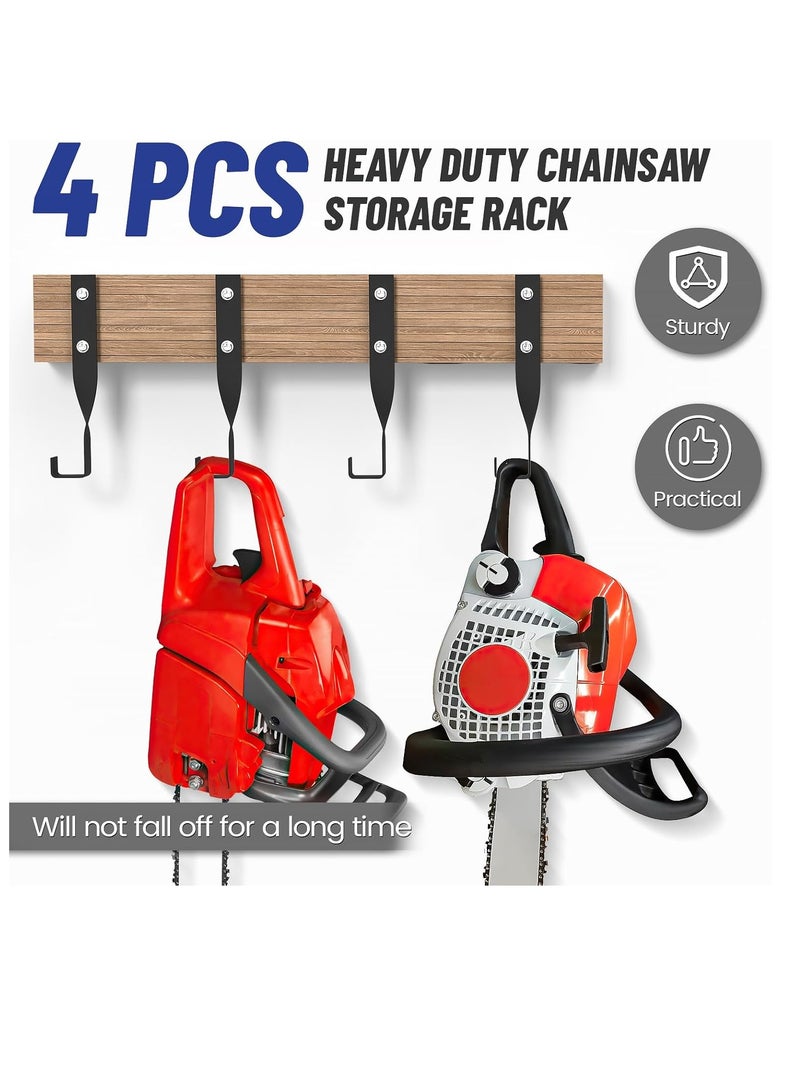 Chainsaw wall mount, backpack blower bracket accessories for garage walls, garage storage hook, weed proof, trimmer hanger - Image 2