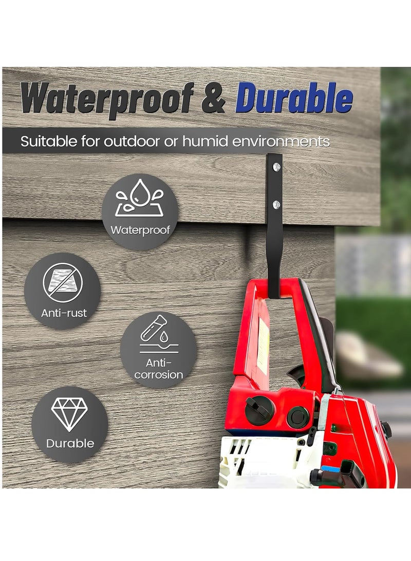 Chainsaw wall mount, backpack blower bracket accessories for garage walls, garage storage hook, weed proof, trimmer hanger - Image 3