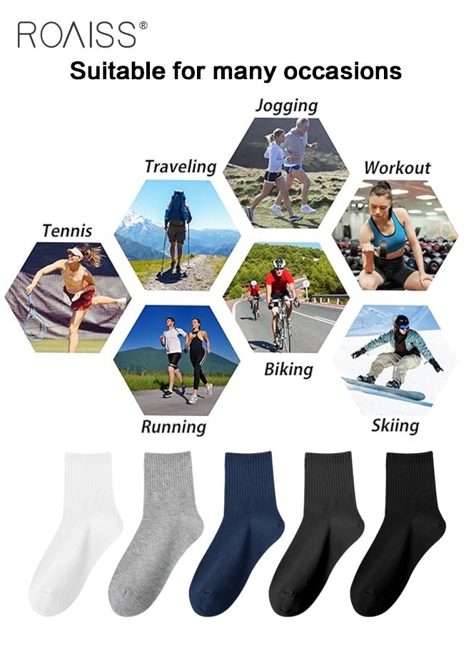 5 Pairs of Unisex Disposable Socks Pure Color Cotton Polyester Portable Compression Travel Socks Stretchy Soft Skin-Friendly Breathable Comfortable Crew Socks - pzsku/Z6F1892CEA55E66FCBDC8Z/45/_/1715929314/b200c688-c618-49ec-bb68-7aee5125cd72