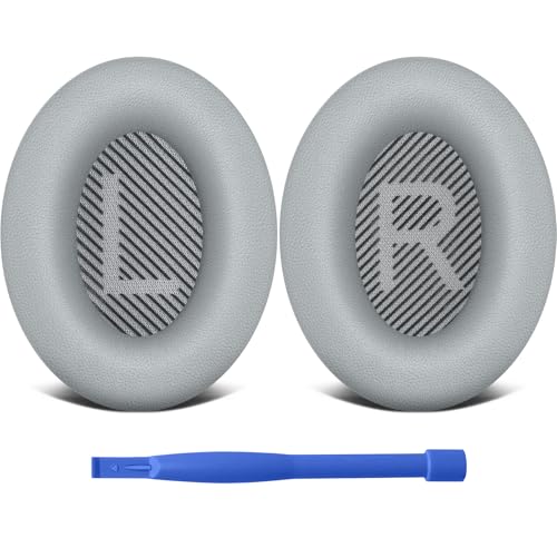 Tobfit توبفيت لوسائد الأذن البديلة لبوز كوات كومفورت 35 (QC35 II)، وسائد أذن ناعمة بديلة لوسائد بوز QC35 QC25 QC15 QC2/ Ae2 Ae2i Ae2w/ ساوند لينك/ ساوند ترو - Image 1
