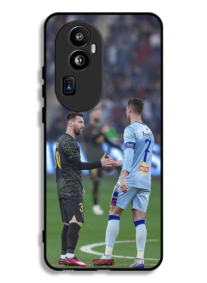 Tolwak Oppo Reno10 Pro Plus Protective Case Cover Messi And Ronaldo - Image 1