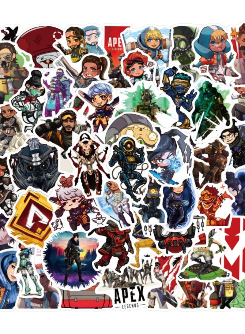 general 50-Piece Apex legends Cute Vinyl Waterproof Sticker