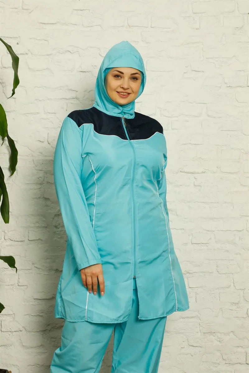 اكبينيز Full Hijab Plus Size Swimwear 32024
