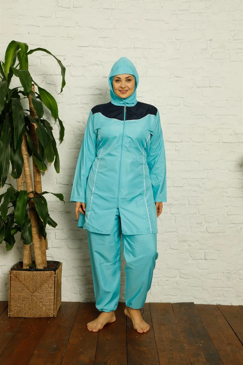 اكبينيز Full Hijab Plus Size Swimwear 32024