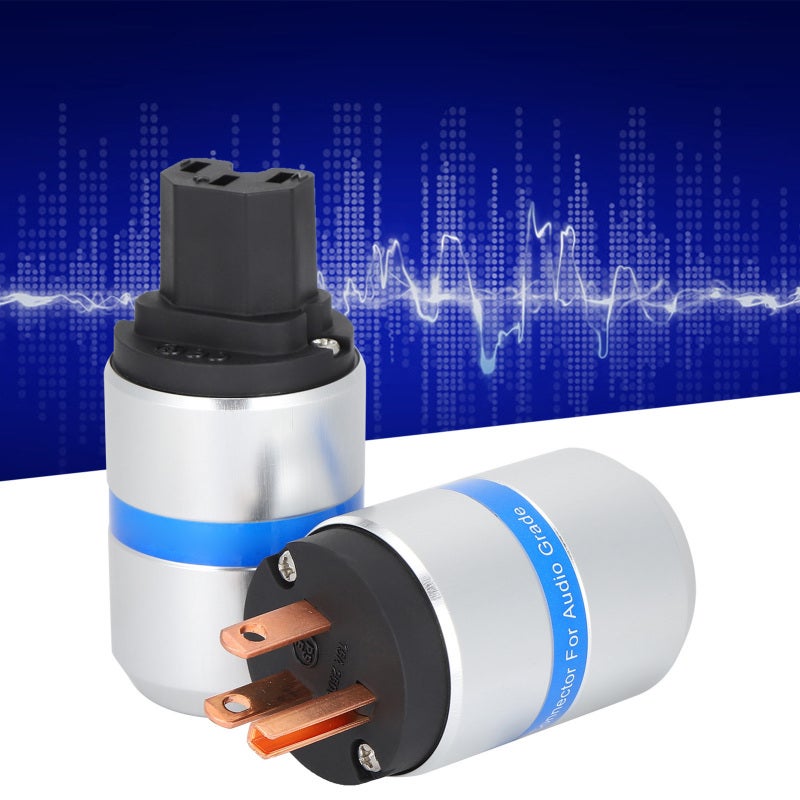 شاحن طاقة صوتي عالي الدقة (HiFi): إدخال نحيف نقي، غلاف محمي ومضاد للأكسدة، جسم نايلون/ألياف زجاجية خافض للضوضاء - موصل صوتي معتمد من CE/ROHS/PSE للأجهزة السمعية البصرية المحترفة - Image 4