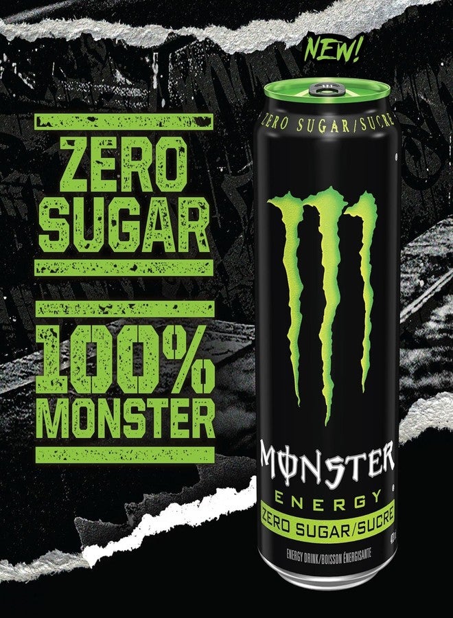 Monster Energy Drink Zero Sugar Original Flavour DECADENT Each 500ml X Pack Of 4 (Product Of USA) - Image 5