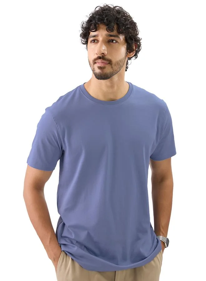 ذا سوليد ستور تيشيرت انترلوك سادة بأكمام قصيرة