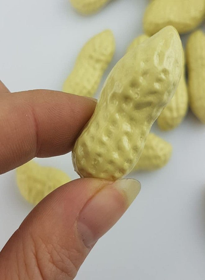 Chaungfu مجموعة تشاونغفو من 30 قطعة من الفول السوداني الصناعي، فول سوداني مقلد، فول سوداني اصطناعي، فول سوداني مقلد واقعي، خضراوات مقلدة، طعام منزلي، مطبخ، حفلات، زفاف، ديكور، دعائم تصوير - Image 3