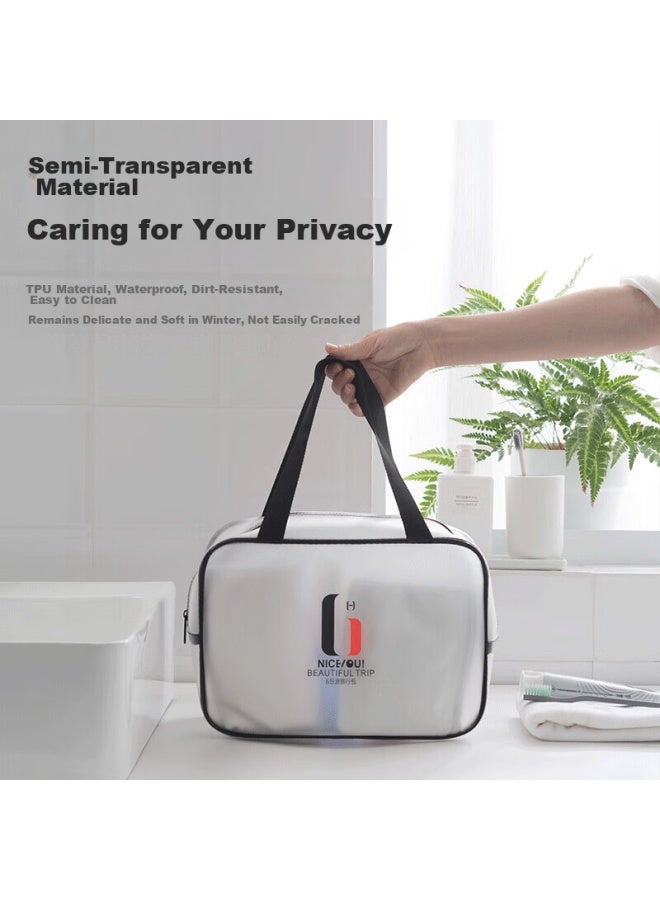 Forty thousand kilometers 40,000 Km Portable Toiletry Bag, Large Capacity Storage Bag, Small Bath Bag, Shower Caddy, Bath Organizer, Sw2607  - Image 3