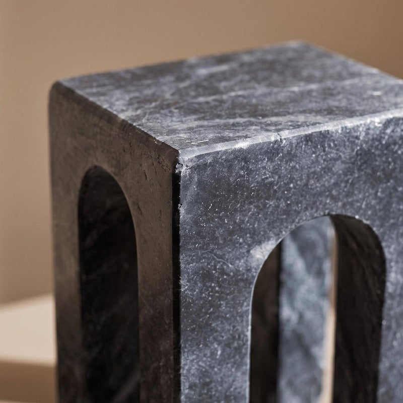 Pan Home Arcade Marble 3-Piece Arc Decor Bookends - Grey - 112OTL9900103 - Image 2