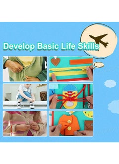 Beauenty Travel Educational Toys Learning Basic Dress Skills Sensory Toys  - Image 4