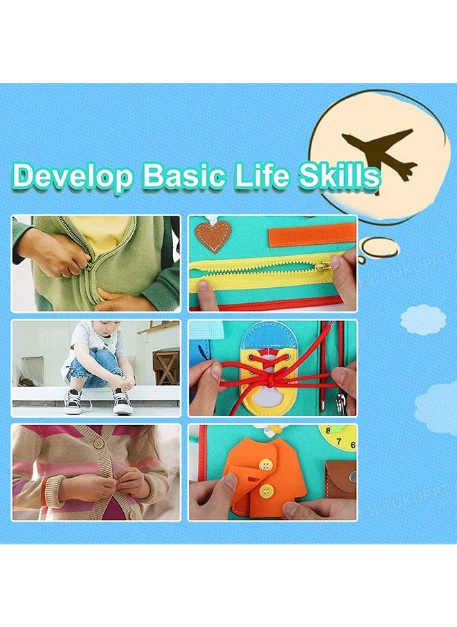 Beauenty Travel Educational Toys Learning Basic Dress Skills Sensory Toys  - Image 4