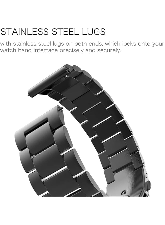 erorex Metal Watch Band Compatible With Huawei Watch 4 Pro Gt Runner Gt4 46Mm Gt3 46Mm Gt2 46Mm Wrist Strap Compatible With Huawei Watch 3 Watch 3 Pro Bands For Huawei Watch Gt2 Pro Gt3 Pro Bracelet  - Image 4
