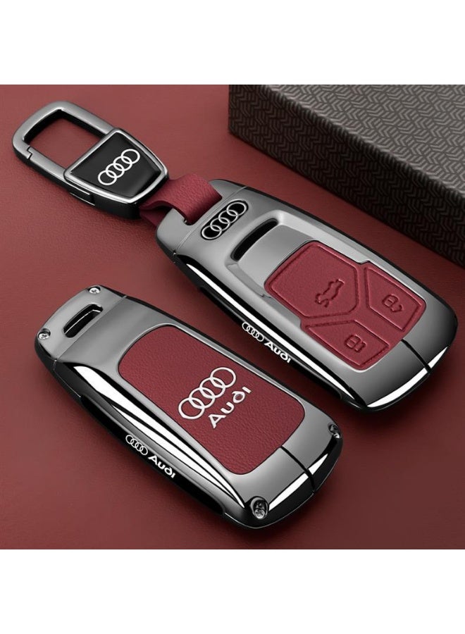 أودي 2025 أودي Q5L مفتاح خاص مجموعة فاخرة 2024 A4L مفتاح سيارة ممتازة كل شيء شامل حالة واقية للرجال والنساء جنرال موتورز سلاسل المفاتيح - Image 3