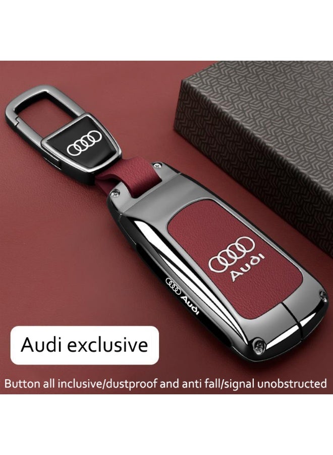 أودي 2025 أودي Q5L مفتاح خاص مجموعة فاخرة 2024 A4L مفتاح سيارة ممتازة كل شيء شامل حالة واقية للرجال والنساء جنرال موتورز سلاسل المفاتيح - Image 4