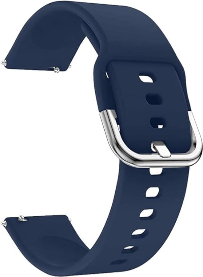 Next store 20MM Silicone Strap Band For Amazfit GTS 3 / GTS 2 / BIP U / BIP U Pro / BIP / BIP S / BIP Lite / POP Pro / GTR 42mm / GTS 2E / GTS 2 Mini - By Next store (Navy)