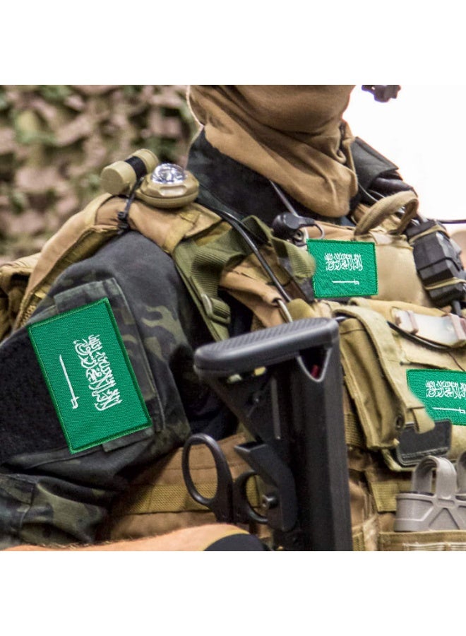 ترقيع العلم السعودي أعلام المملكة العربية السعودية ترقيع أعلام المملكة العربية السعودية ترقيع عسكري للملابس قبعة باكباكس فخر الزخرفة - Image 1