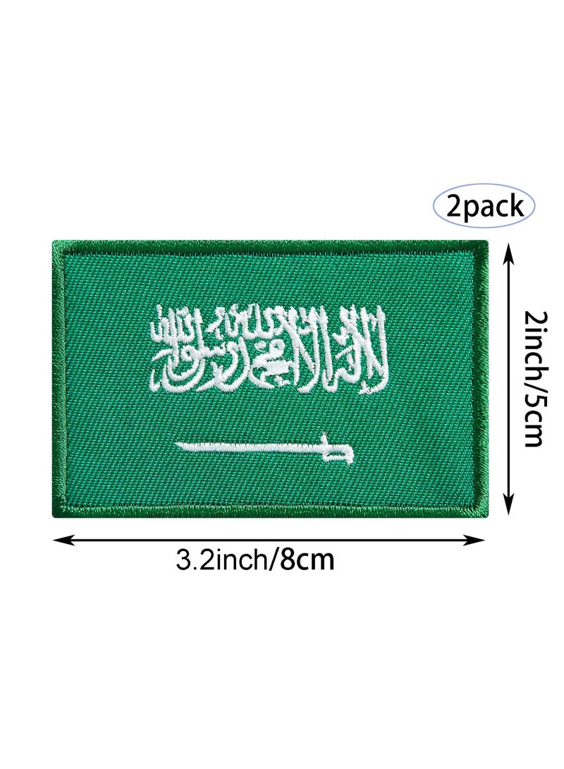 ترقيع العلم السعودي أعلام المملكة العربية السعودية ترقيع أعلام المملكة العربية السعودية ترقيع عسكري للملابس قبعة باكباكس فخر الزخرفة - Image 3