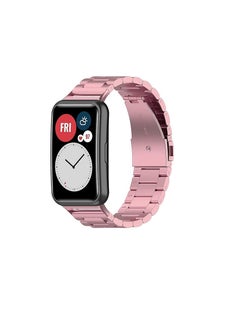 Generic Watch Strap Compatible for HUAWEI Watch Fit, Replacement Metal Smart Watch Strap Quick Release Stainless Steel Watch Band Wristband Compatible for HUAWEI Watch Fit  - Image 1