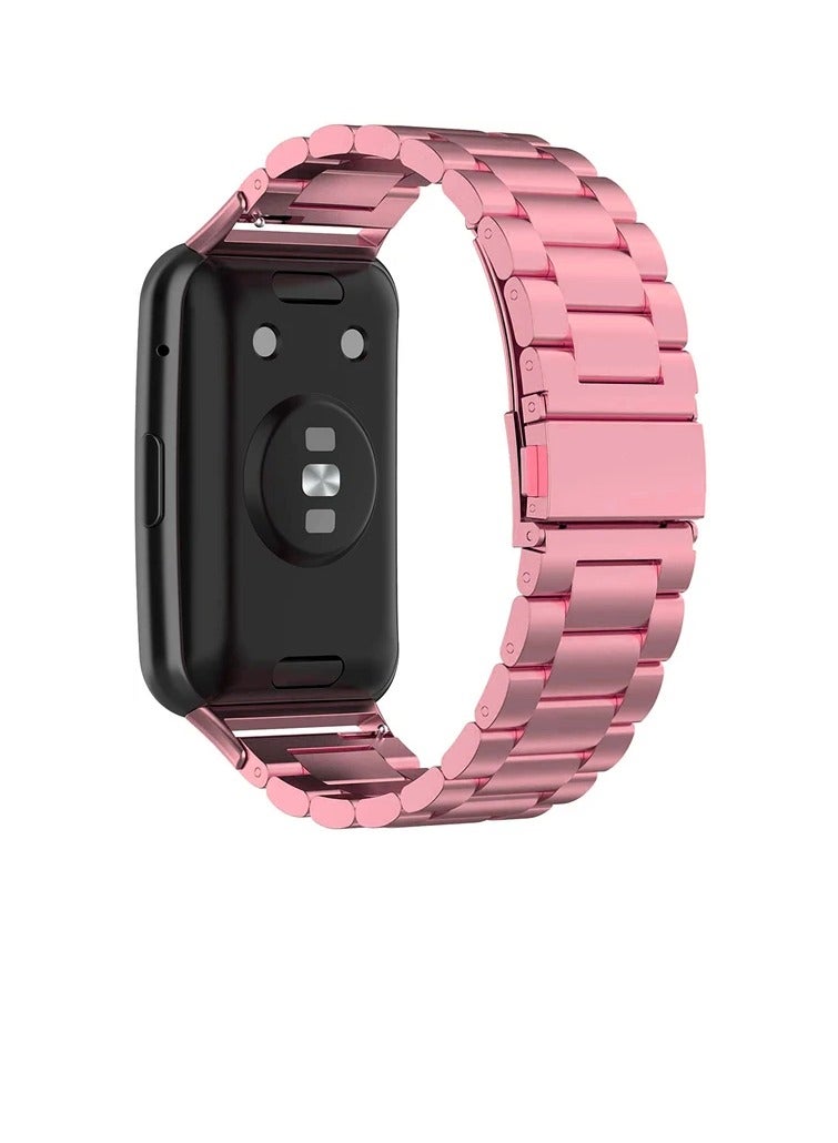 Watch Strap Compatible for HUAWEI Watch Fit, Replacement Metal Smart Watch Strap Quick Release Stainless Steel Watch Band Wristband Compatible for HUAWEI Watch Fit  - Image 2